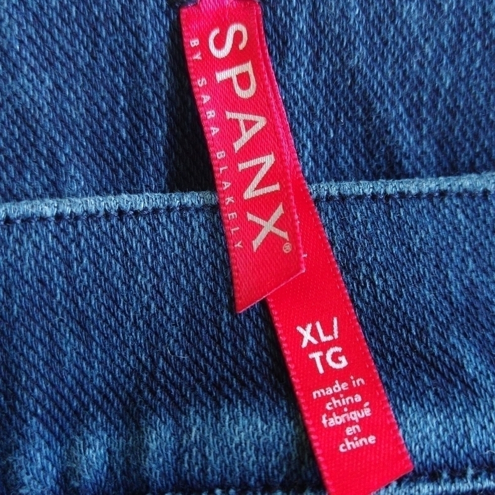 Spanx Jean-ish Ankle Leggings Dark Wash Jeggings Pull On Tummy Control 20018R - Picture 6 of 11